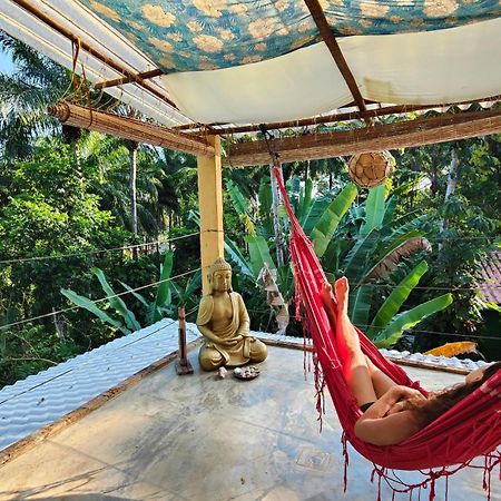 Eco Hostel Bosque Di Barro Velha Boipeba Exteriör bild
