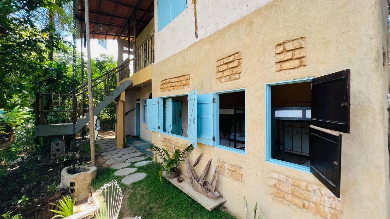 Eco Hostel Bosque Di Barro Velha Boipeba Exteriör bild