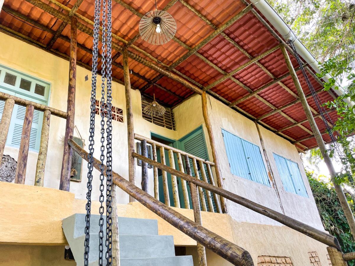 Eco Hostel Bosque Di Barro Velha Boipeba Exteriör bild