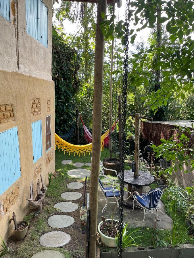 Eco Hostel Bosque Di Barro Velha Boipeba Exteriör bild