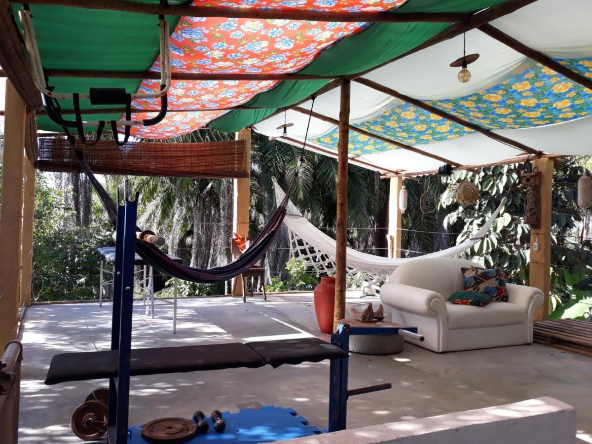 Eco Hostel Bosque Di Barro Velha Boipeba Exteriör bild
