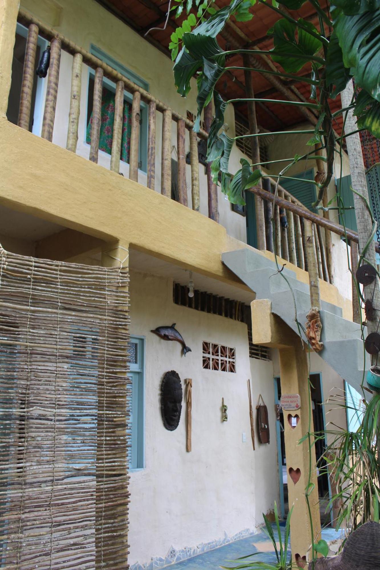 Eco Hostel Bosque Di Barro Velha Boipeba Exteriör bild