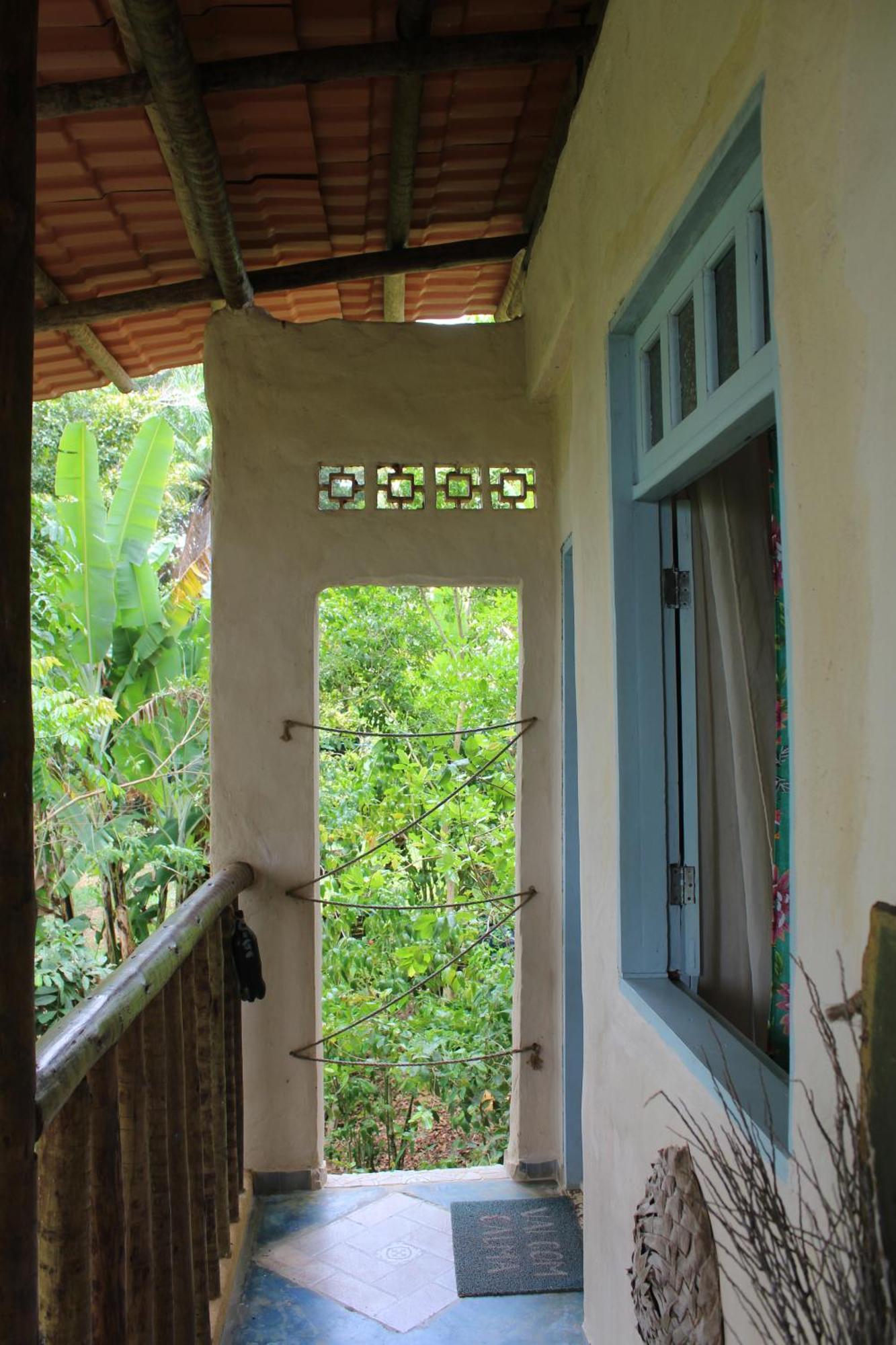 Eco Hostel Bosque Di Barro Velha Boipeba Exteriör bild